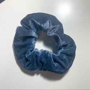 Blue Velvet Scrunchie